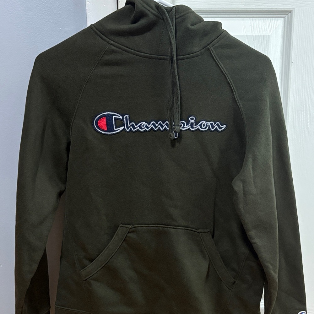 Champion Dark Green Hoodie